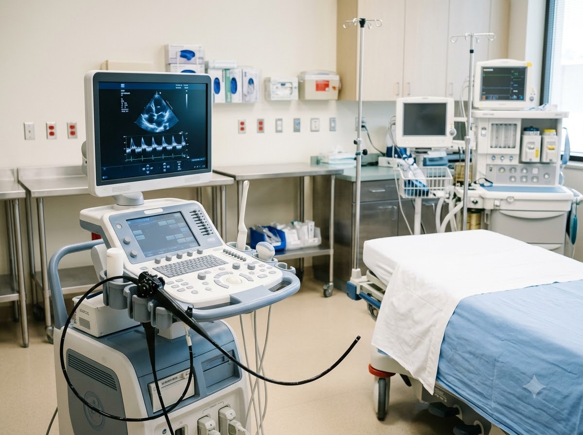 TEE (Transesophageal Echo) at Prathmesh Cardiac Institute, Raipur